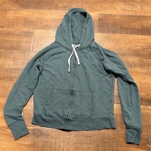 SO Green Zip Up Hoodie Sweatshirt